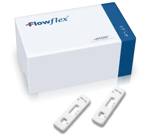 [L031-12235] Khay thử xét nghiệm đính tính kháng nguyên vi rút RSV [Flowflex™ Respiratory Syncytial Virus (RSV) Antigen Rapid Test Cassette] (Hộp 25)